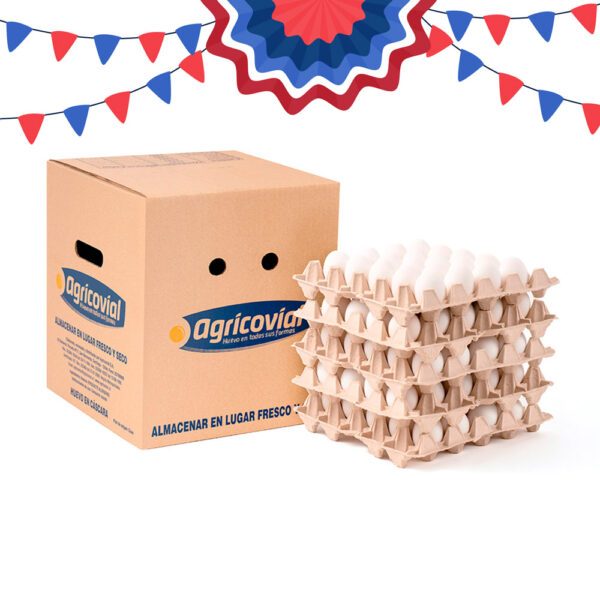 Huevo Jumbo Blanco XL (82 ó + g) Caja de 100 unidades