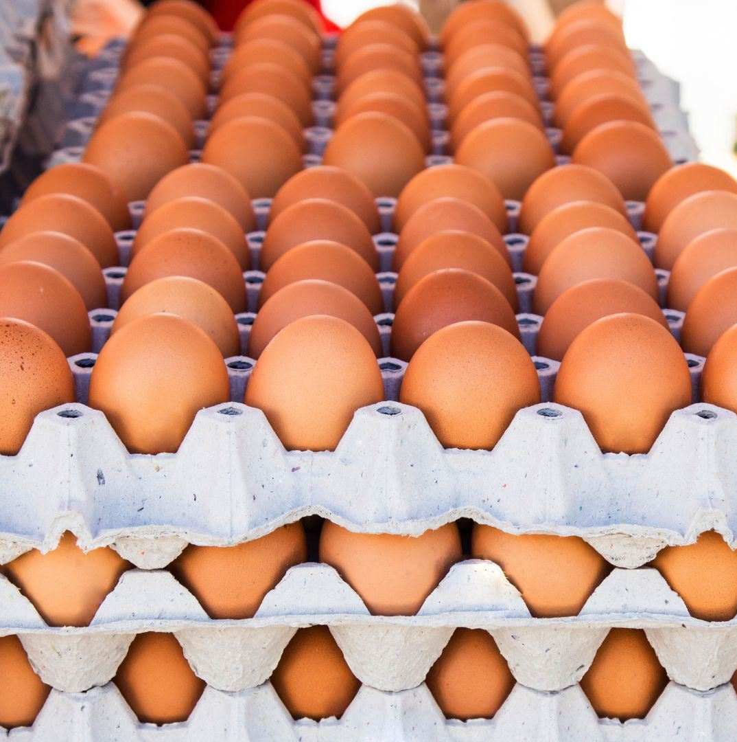 caja de huevos
