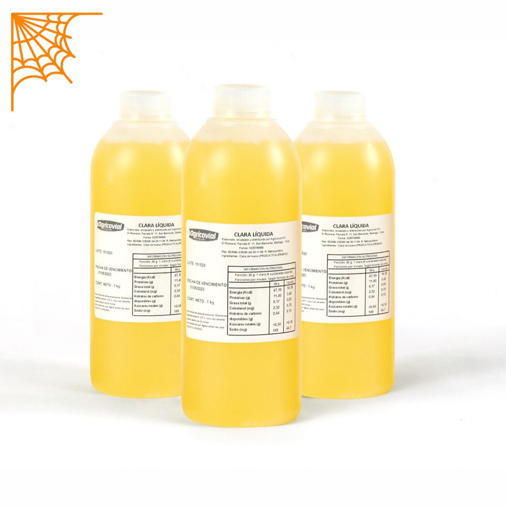Clara Líquida Pasteurizada Pack 3 botellas