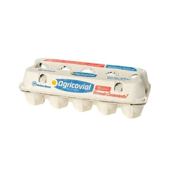 Pack Huevo Blanco Mediano de 30 deceneras (300 unidades) - Imagen 2