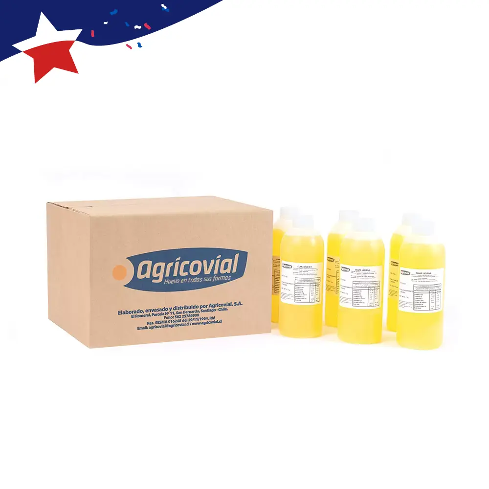Clara líquida Pasteurizada - Caja 6x1
