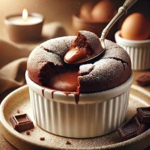 Soufflé de Chocolate con Huevo para 8 Personas