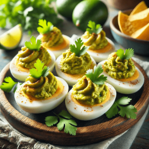 Huevos-Rellenos-de-Guacamole-y-Cilantro-para-30-Personas-venta-de-huevo-agricovial-2025